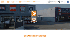 Desktop Screenshot of oceanic-fermetures.com